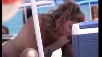 Blowjob On Beach