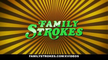 Family Strokes Hard