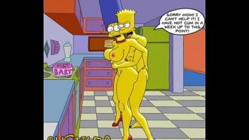 Marge Simpson Follando